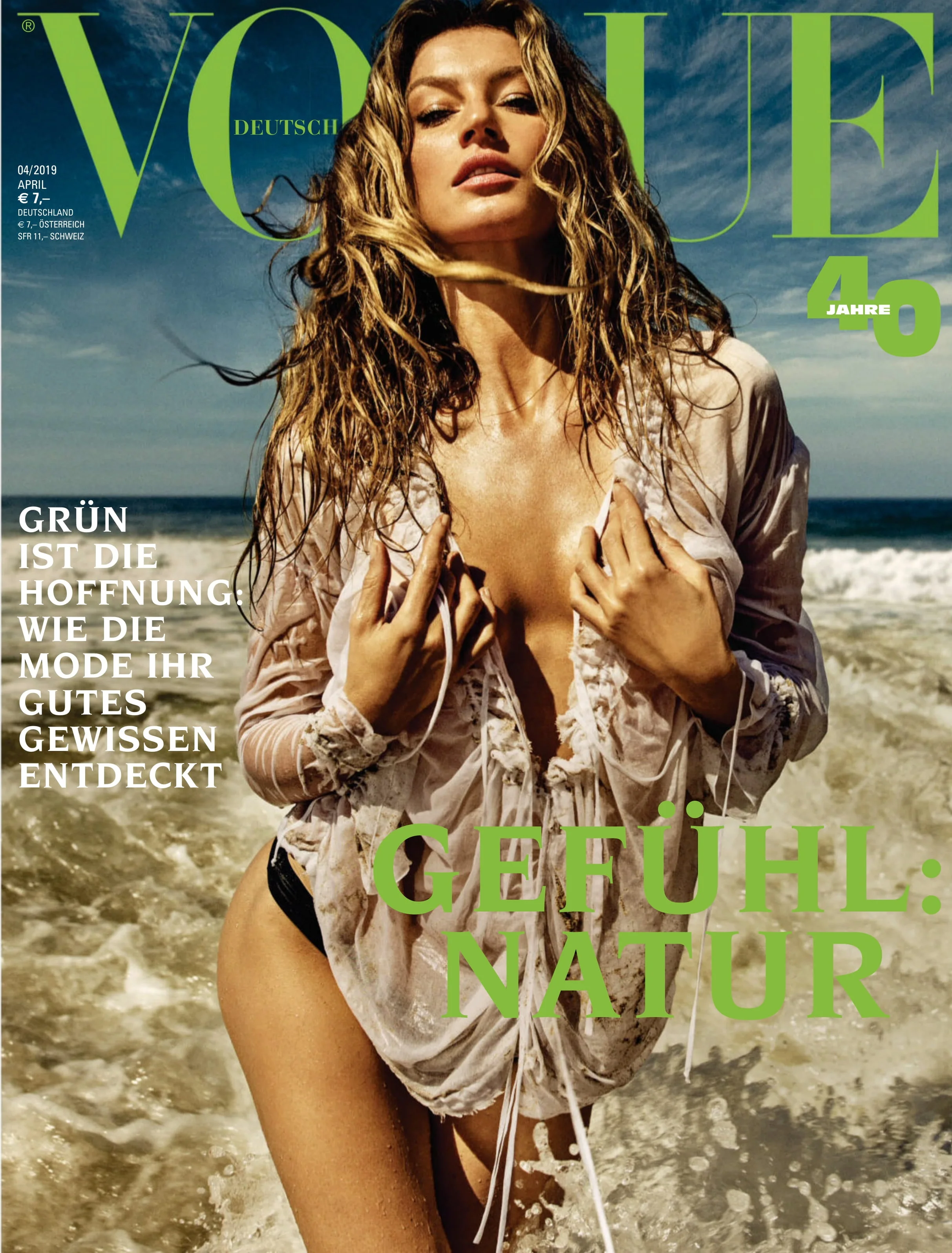 Gisele Bundchen Rises From Sea As Mythical 'SHE' Firebird Lensed